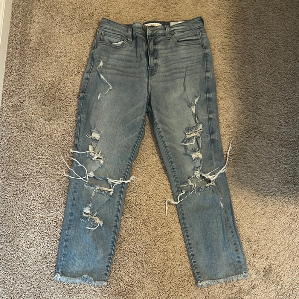 Distressed Blue Jeans for Women